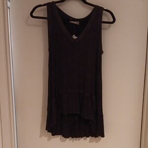 Altar'd State Black Sleeveless Tank Top